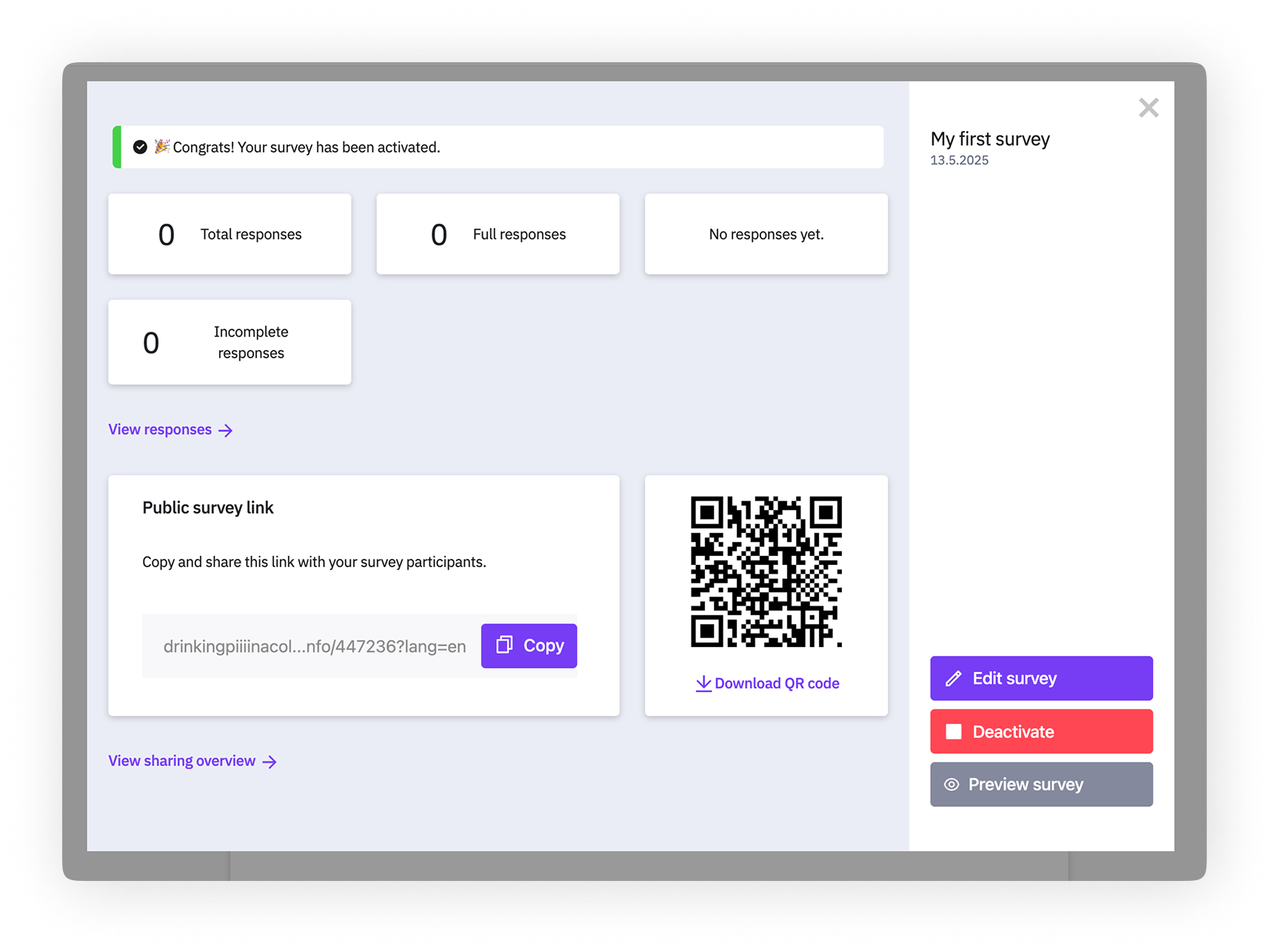 overview modal comp