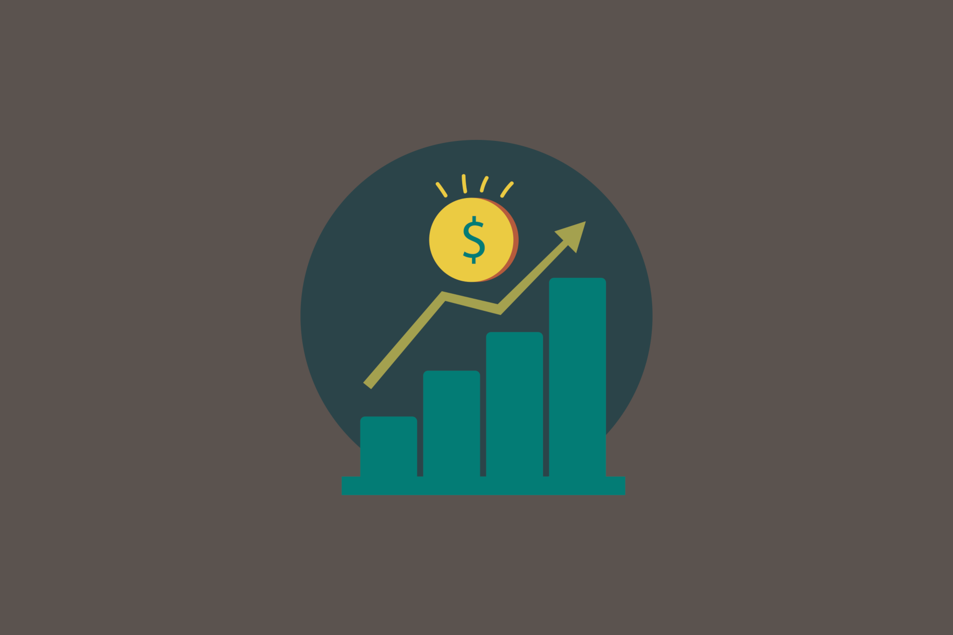 graph increasing with money